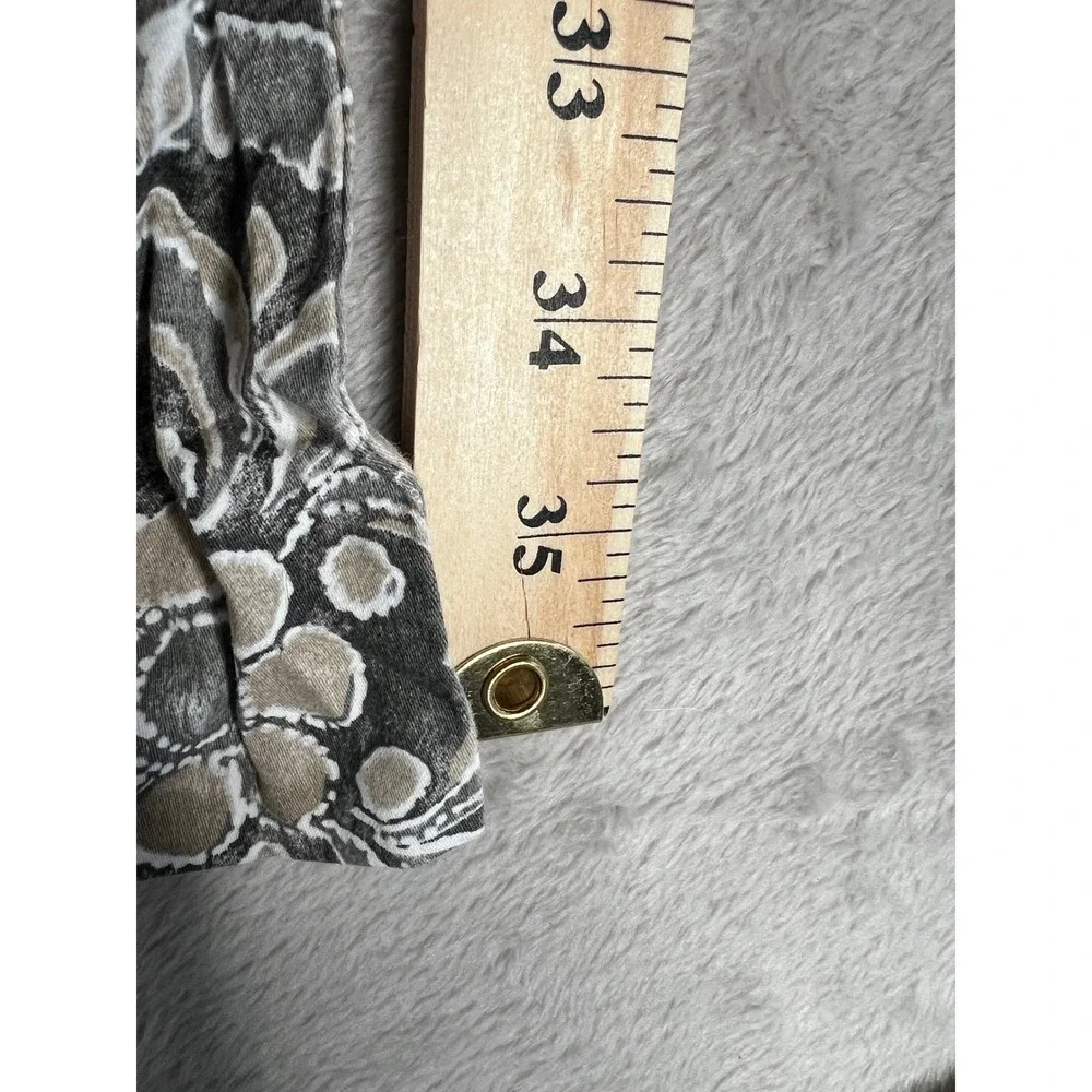 Pottery Barn King Pillow‎ case Medallion Print 100 Cotton Gray White
